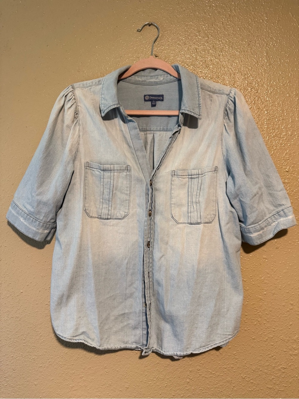 Democracy Light Blue Chambray Shirt